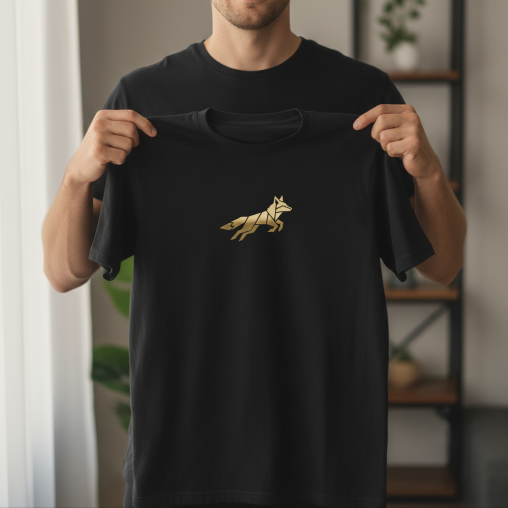 Men Running Fox Tee